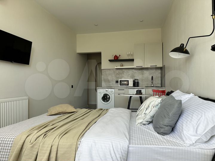 Квартира-студия, 20 м², 2 кровати