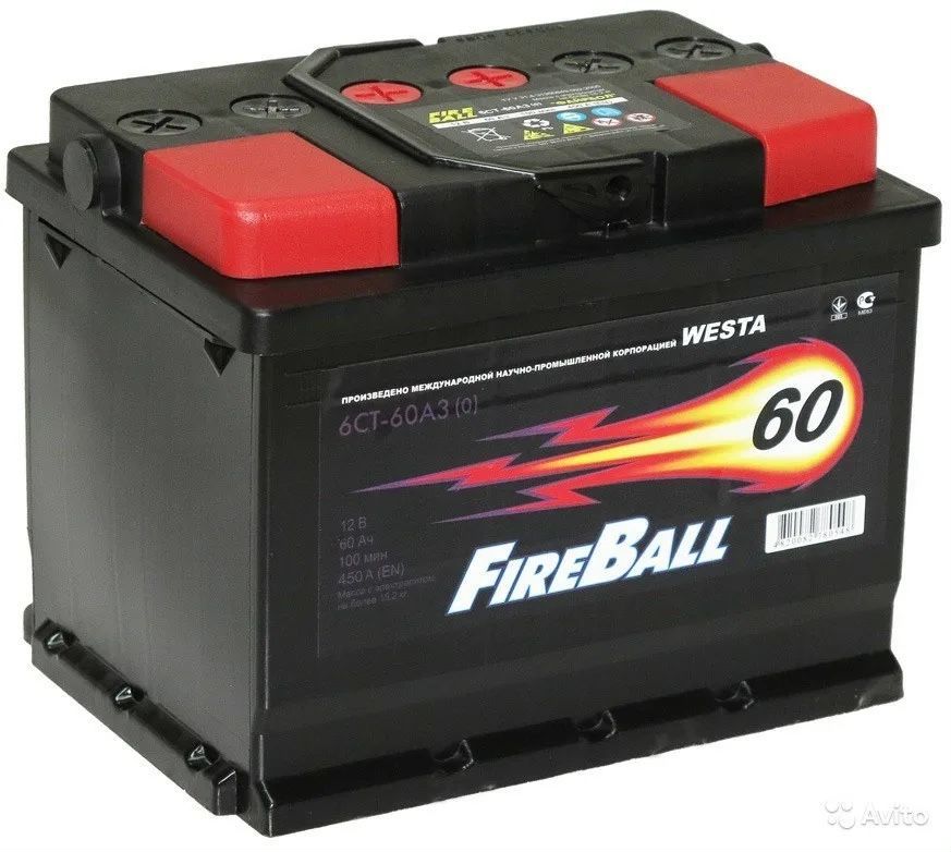 Battery 60. АКБ 60 Ah Fireball. Аккумулятор 60 ст Fireball. Аккумулятор Fireball 60 Ач. Аккумулятор 6ст-60(1) аз Fireball.