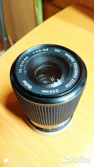 Vivitar 70-210mm f/4.5 MC Olympus OM для Canon
