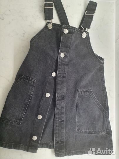 Джинсовый сарафан для девочки