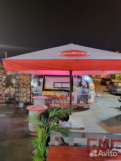Уличный зонт для кафе 4*4