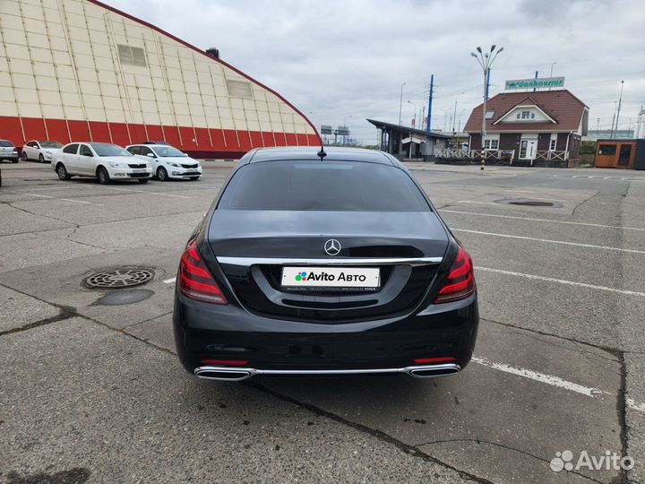 Mercedes-Benz S-класс 2.9 AT, 2019, 109 000 км