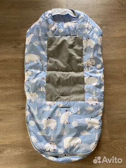 Зимний конверт в прогулочную коляску