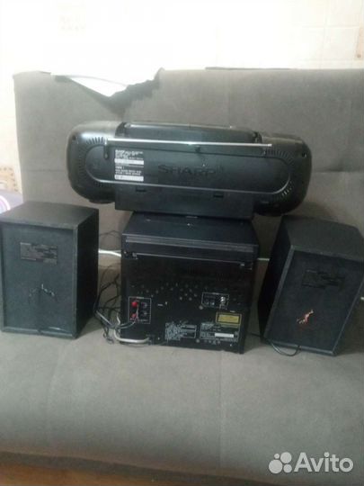 Старые магнитофоны плюс колонка panasonic