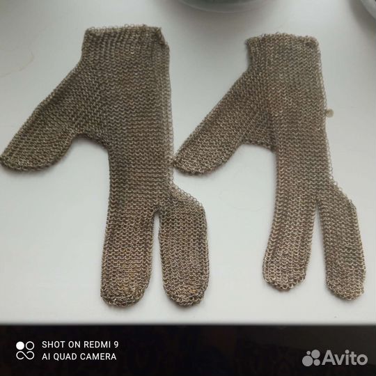 Перчатки кольчужные