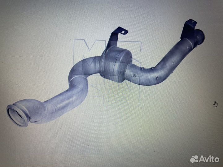 Труба глушителя выхлопная DAF 1788129