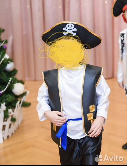 Новогодний костюм пирата для мальчика