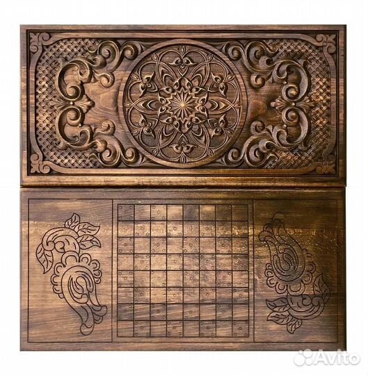 Нарды резные 