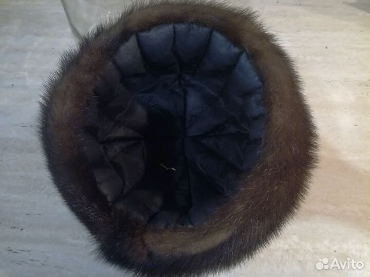 Норковая шапка женская