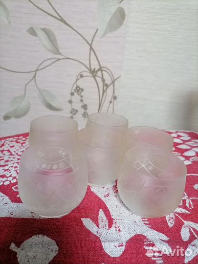 Стаканы и фужеры СССР, тарелки