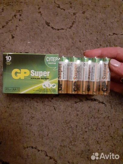 Батарейки пальчиковые