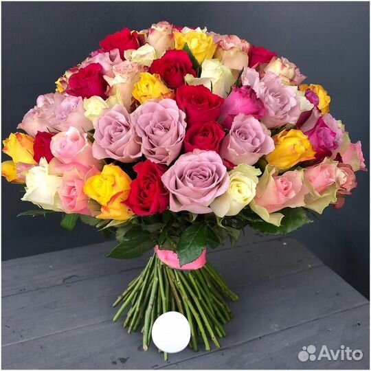 101 роза / Розы / Розы с доставкой / Букет роз