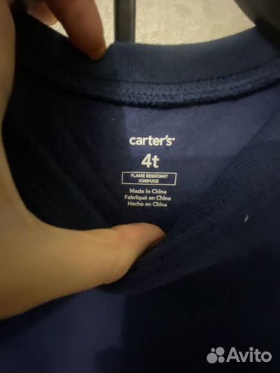 Флисовая пижама carters