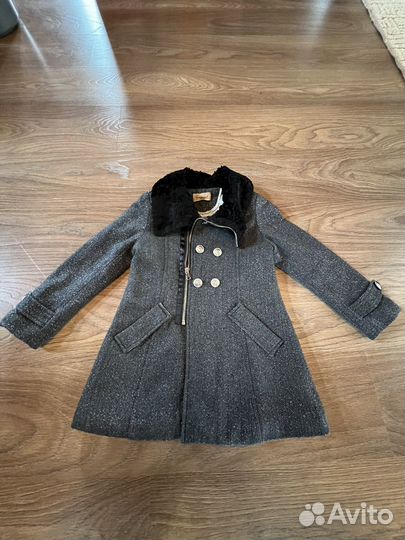 Пальто для девочки 5-7