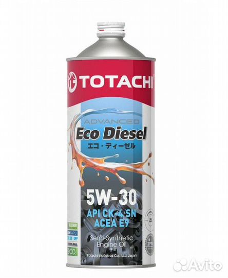 Моторное масло Totachi Eco Diesel 5W-30 1 л