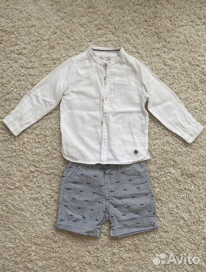 Шорты next и рубашка zara