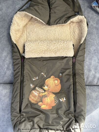 Конверт зимний из овчины