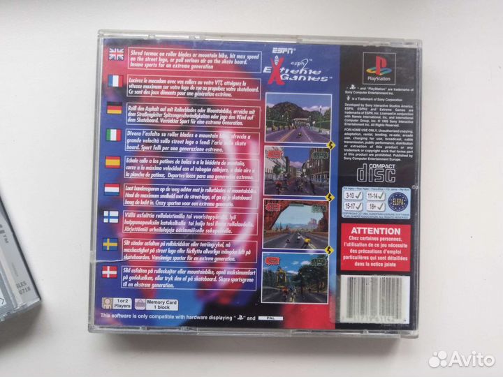 Диски на ps1 PSone оригинал