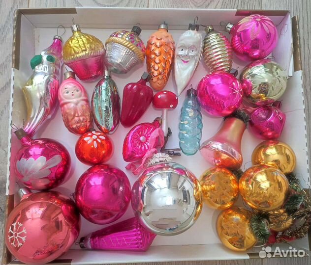 Елочные игрушки СССР