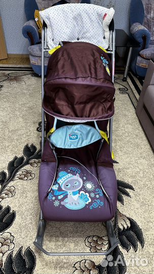 Детские санки коляска ника