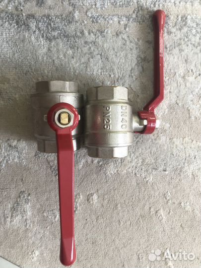 Кран шаровый латунный Ду-40 (11/2