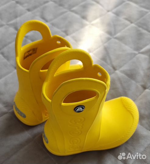 Бронь Резиновые сапоги crocs детские С8