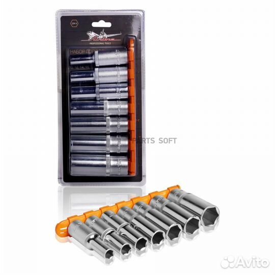 Airline AT734 Набор головок торцевых 1/2