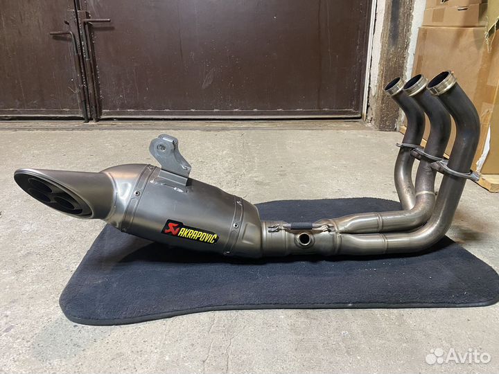 Выхлоп akrapovic yamaha MT-09