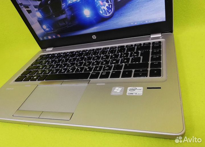 Ноутбук HP бу 8 гб экран 14 Ssd Windows 7 4 ядра