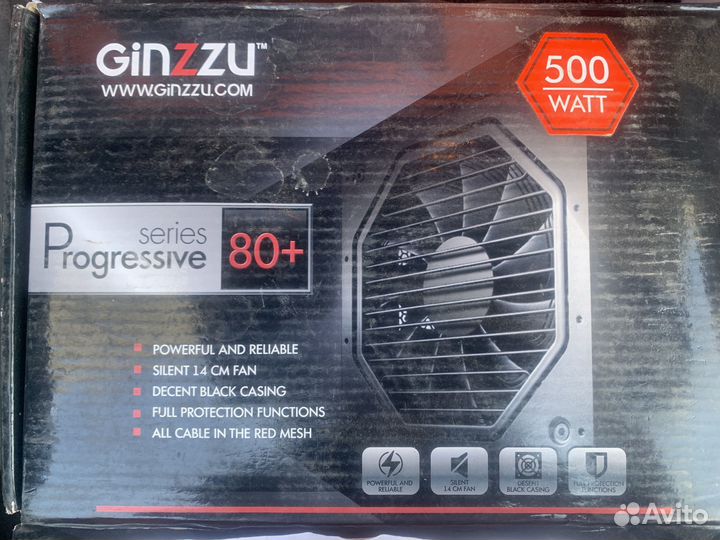 Блок питания Ginzzu pc500