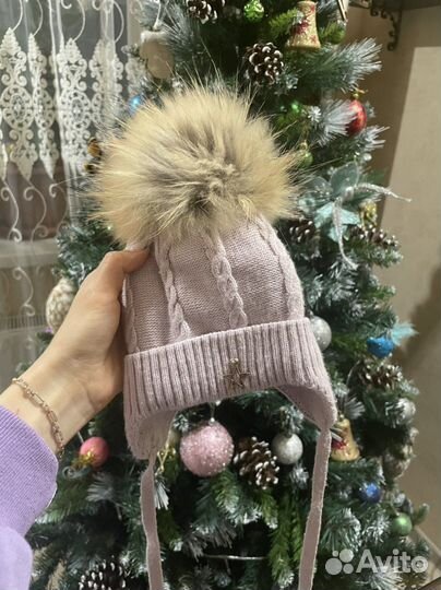 Шапка зимняя для девочки