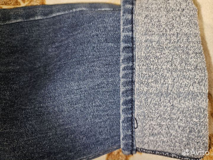 Джинсы утепленные для мальчика 170