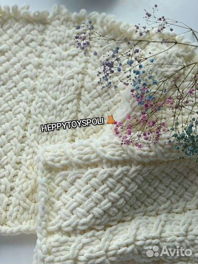 Вязаные пледы на заказ