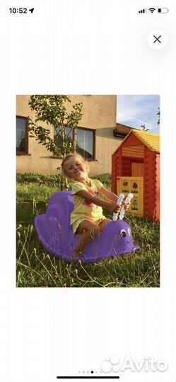 Качалка улитка детская