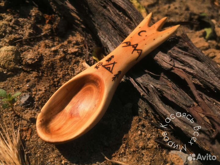 Походная ложка-вилка Handmad