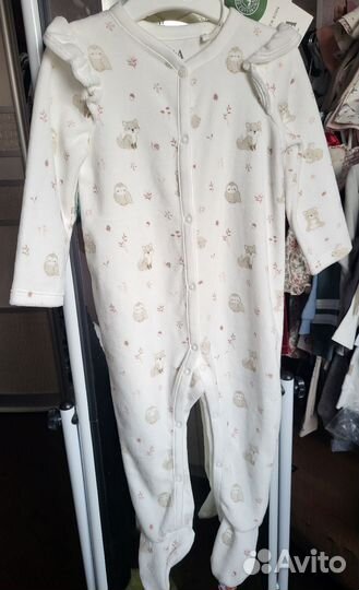 Велюровый слип CA для девочки 80