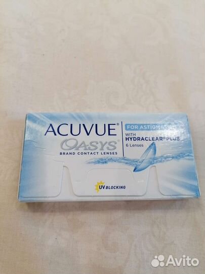 Acuvue Oasys for astigmatism - 3,75 Ось: 130