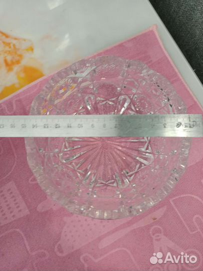 Хрустальная салатница СССР