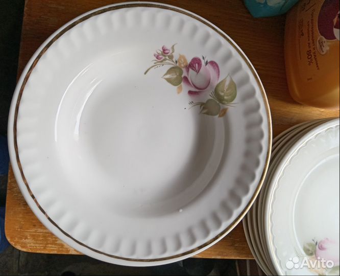 Тарелки Прокопьевский фарфоровый завод