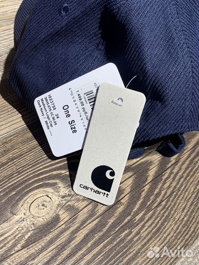 Кепка Carhartt вельветовая