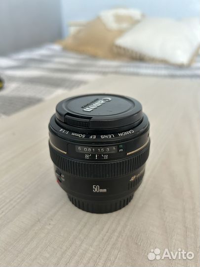 Объектив canon 50mm 1 4 EF