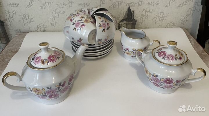 Чайный сервиз СССР Рига