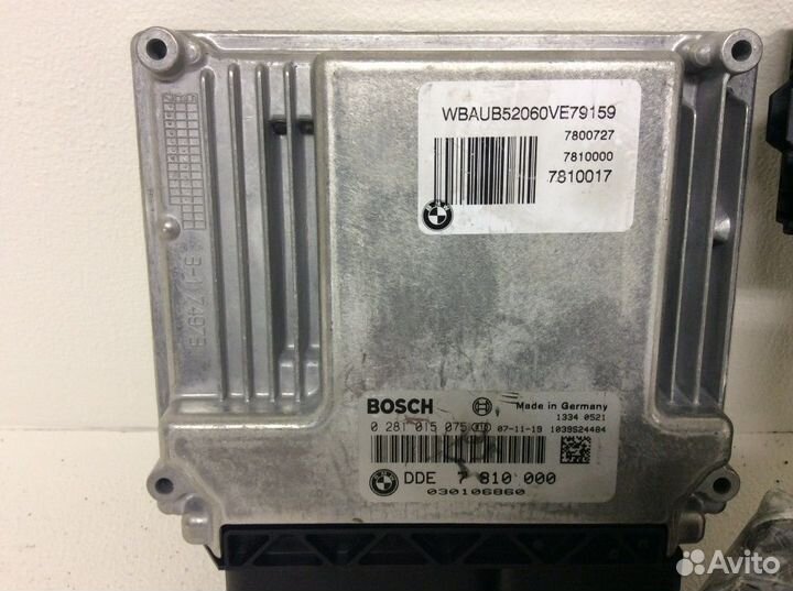 Комплект эбу N47D20A BMW E81