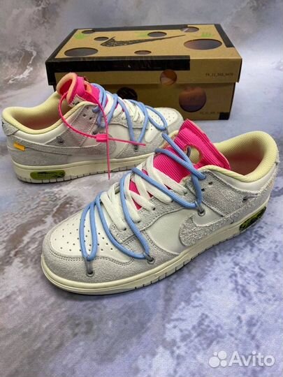 Кроссовки Nike Dunk Low x Off-White Blue