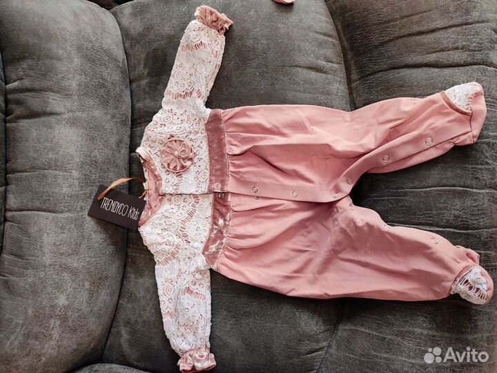 Новый комплект на выписку для новорожденного