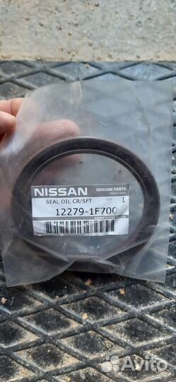 Уплотняющее кольцо, коленч валa nissan 122791F700