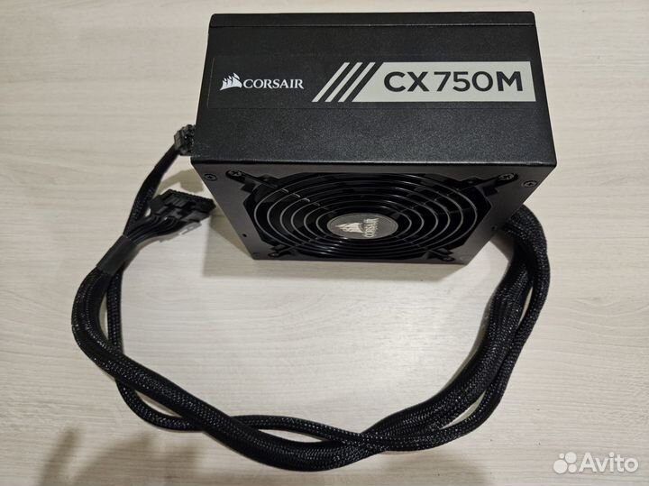 Полумодульный Блок Питания Corsair CX750M (750W)