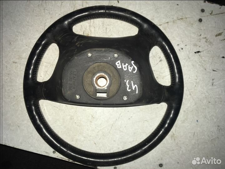 Руль Saab 9-3 9-5 Сааб 9.3 9.5 кожа 4532255