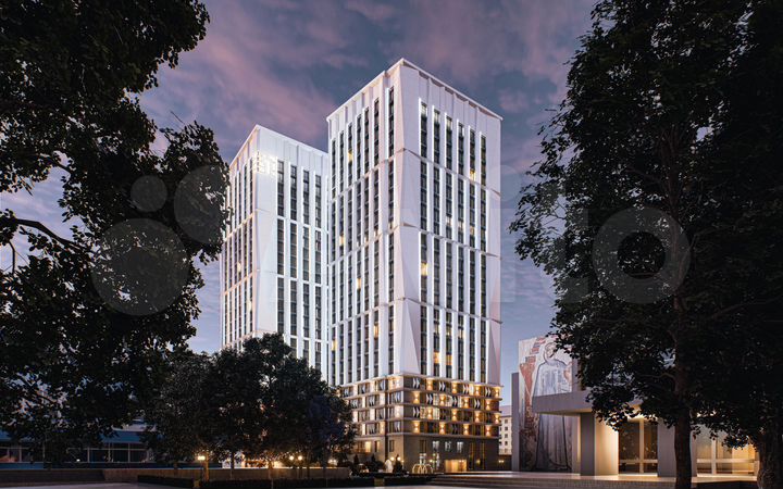 3-к. квартира, 49,4 м², 24/25 эт.