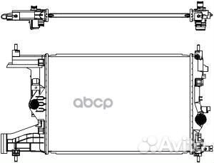 Радиатор GM astra J/cruze 09- 1.4/1.6/1.8 MT